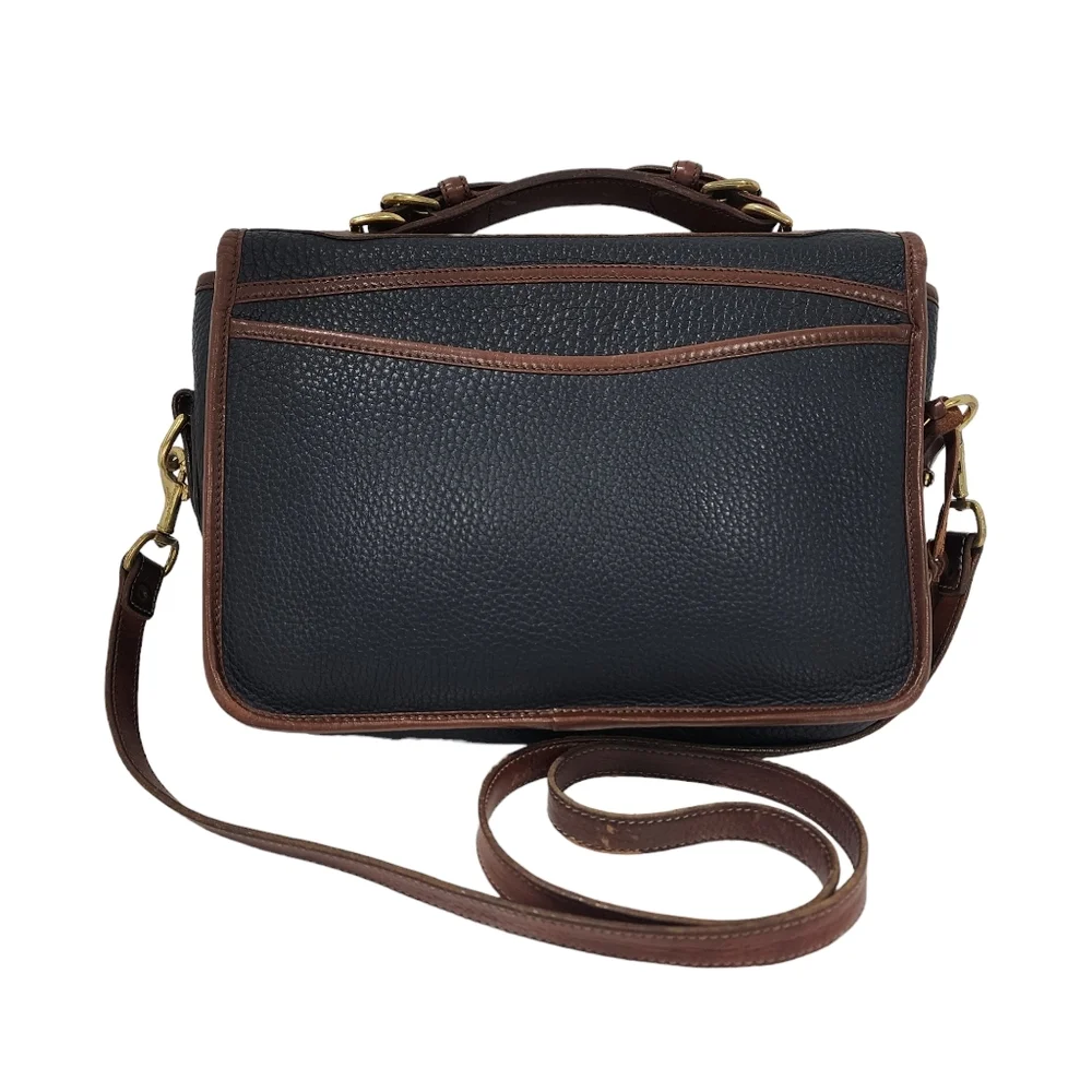 DOONEY & BOURKE VINTAGE PEBBLE LEATHER SATCHEL SHOULDER BAG